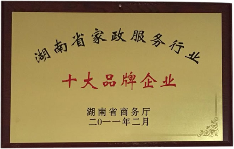 家政服務行業(yè)十大品牌企業(yè)